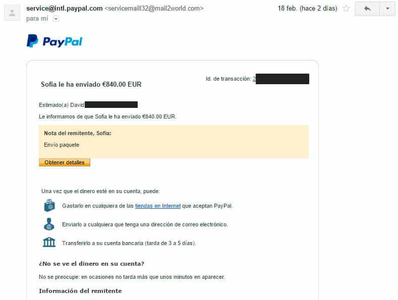paypal fail