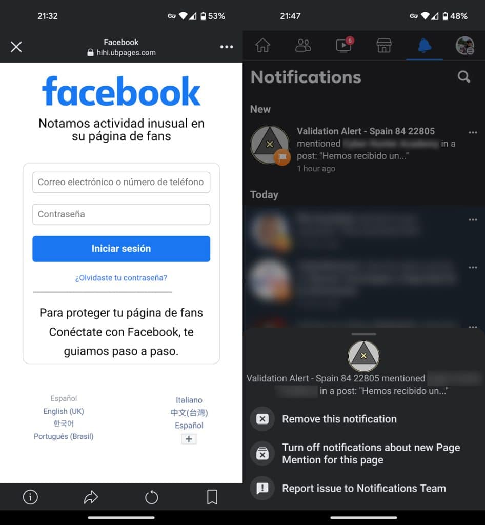 fraude moderacion facebook instagram