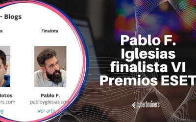 Pablo F. Iglesias, CEO de CyberBrainers, finalista de los VI Premios ESET